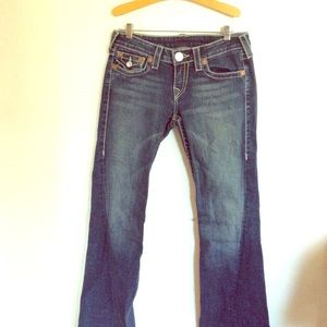 True Religion Bootcut Dark Wash Jeans